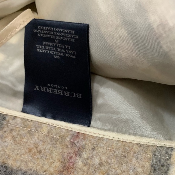 Vintage Burberry Wool Miniskirt - Picture 7 of 9